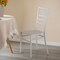 Fabulaxe Modern White Stackable Chiavari Dining Chair, White, 4PK QI004661.WT.4 - alternate 3